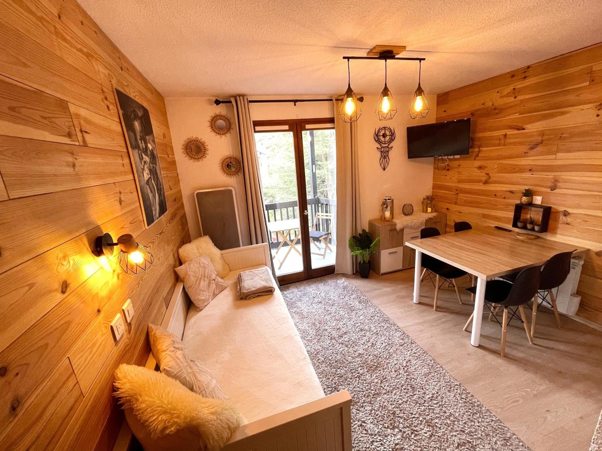 Chalereux Studio A La Montagne Auron Exteriér fotografie