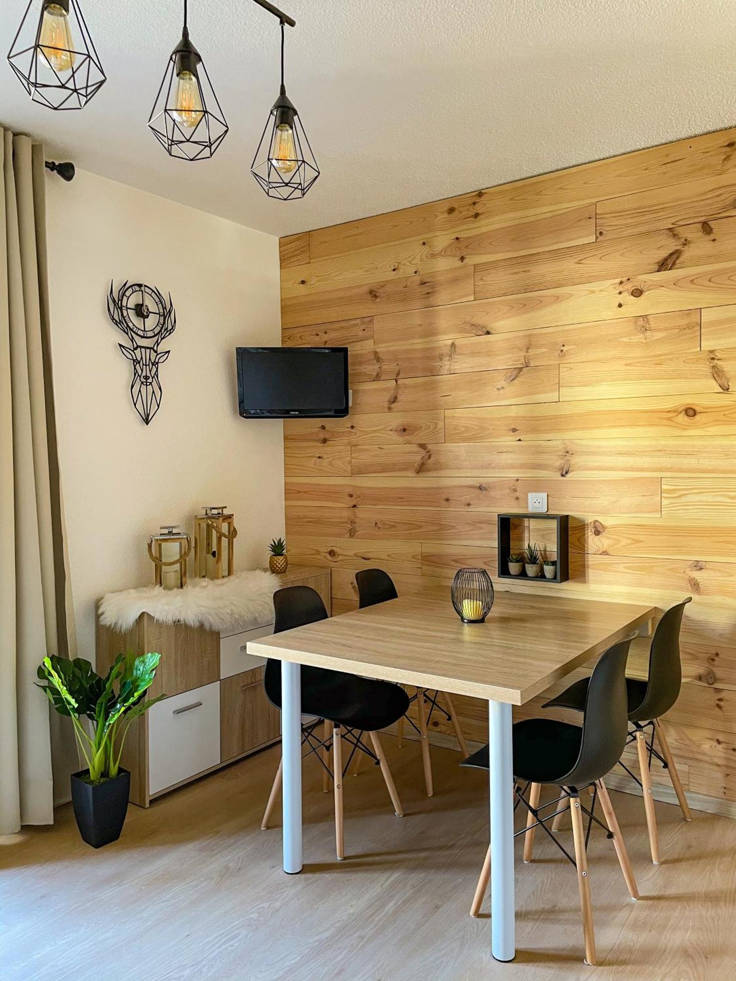 Chalereux Studio A La Montagne Auron Exteriér fotografie