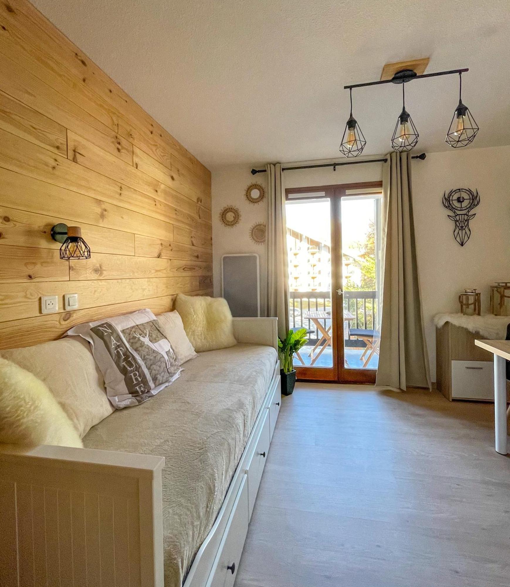 Chalereux Studio A La Montagne Auron Exteriér fotografie